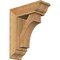 Ekena Millwork Westlake Traditional Rough Sawn Bracket w/ Offset Brace, Western Red Cedar, 6"W x 16"D x 20"H BKT0604X16X20WTL01RWR - alternate 1